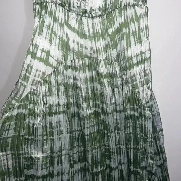 Vince Tie Dye Ruched Cami Midi Dress xxs - Picture 8 of 15